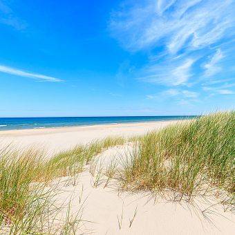 Szerokie piaszczyste plaże
